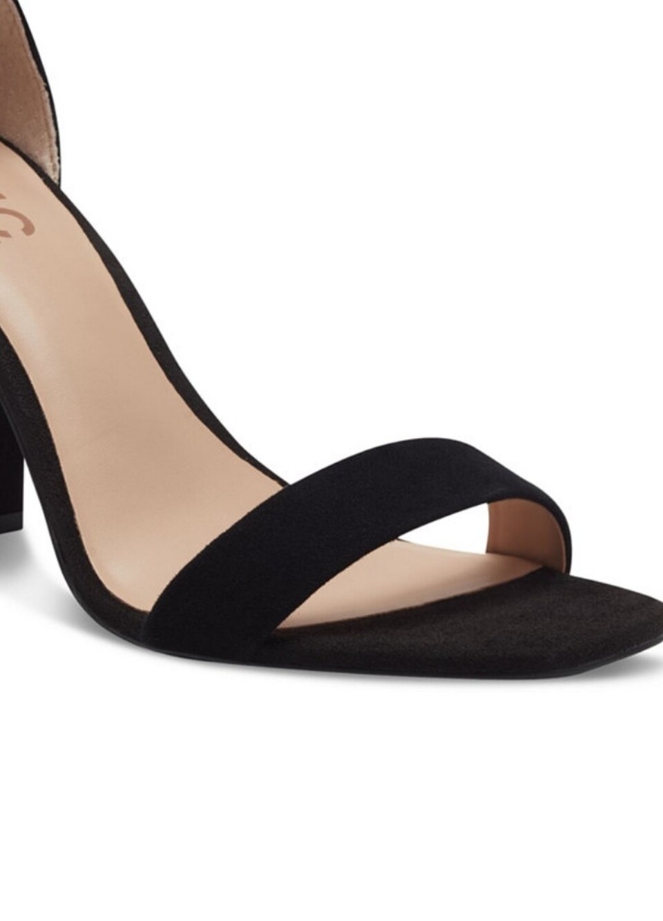 INC INTERNATIONAL CONCEPTS NEW IN BOX BLACK SUEDE DRESSY BLOCK HEEL SANDALS SZ10 - Picture 3 of 14